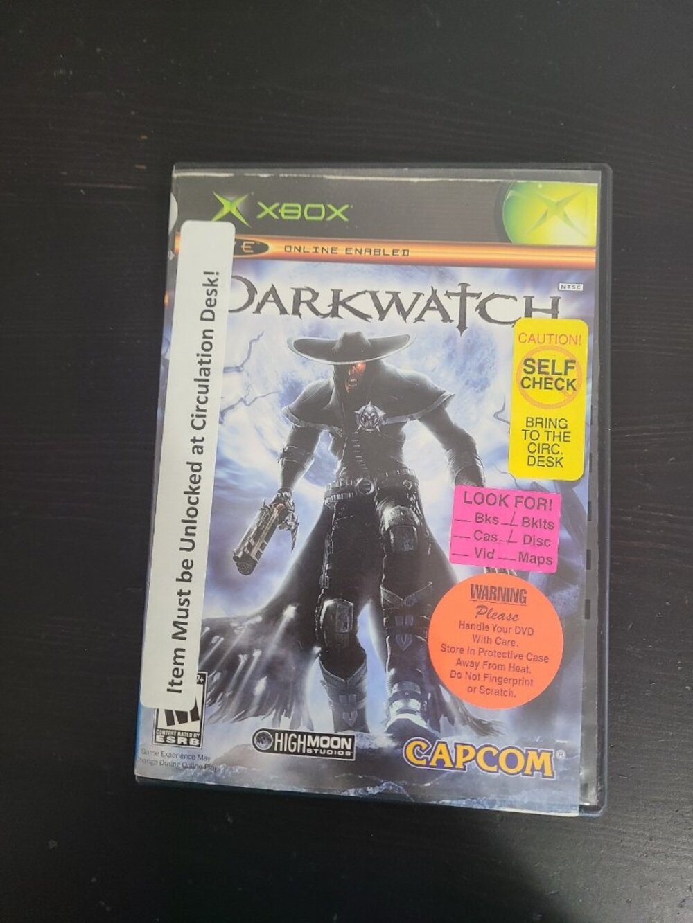 Darkwatch 2005 Microsoft Xbox CIB High Moon Studios Tested